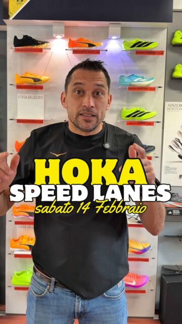 Sabato 14 febbraio 
@hoka_eu & @readytorunstore.r2r presentano lo: 

👉 SPEED LANES CIELOX1 3.0 
👉 SOLO 50 POSTI DISPONIBILI 🔥 

Per iscrizioni : 
✅ Contattateci in negozio o iscrivetevi al link che trovate nelle storie 🔗

Vi aspettiamo 
“Da chi corre, per chi corre” 🏃‍♀️

#running #hoka #hokarunning #speedlanes #sprint