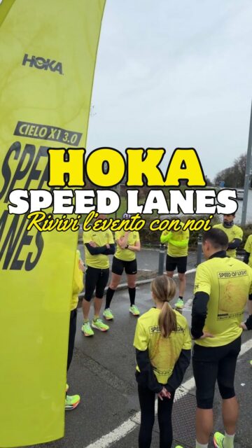 @hoka_eu SPEED LANES RECAP 💪🏻🔥 CIELOX1 3.0
“Da chi corre, per chi corre” 🏃♀️
#running #hoka #hokashoes #event #speed