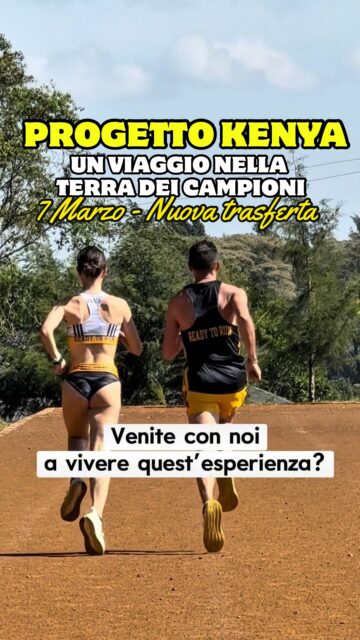 👉 Il 7 marzo parte una nuova trasferta del Progetto Kenya 🇰🇪

Un’altra avventura straordinaria nella terra che ha visto nascere alcuni tra i più grandi campioni di sempre. Un viaggio fatto di sport, passione, cultura e incontri che lasciano il segno.

Noi saremo lì per raccontarvi ogni emozione, ogni sfida, ogni sorriso.

👉 Vi va di venire con noi a vivere questa incredibile esperienza?
Se la risposta è sì… restate qui sul nostro profilo. Il viaggio sta per cominciare ✨

“Da chi corre, per chi corre” 🏃‍♀️

#progettokenya #running #kenya #trainingcamp #discoverkenya