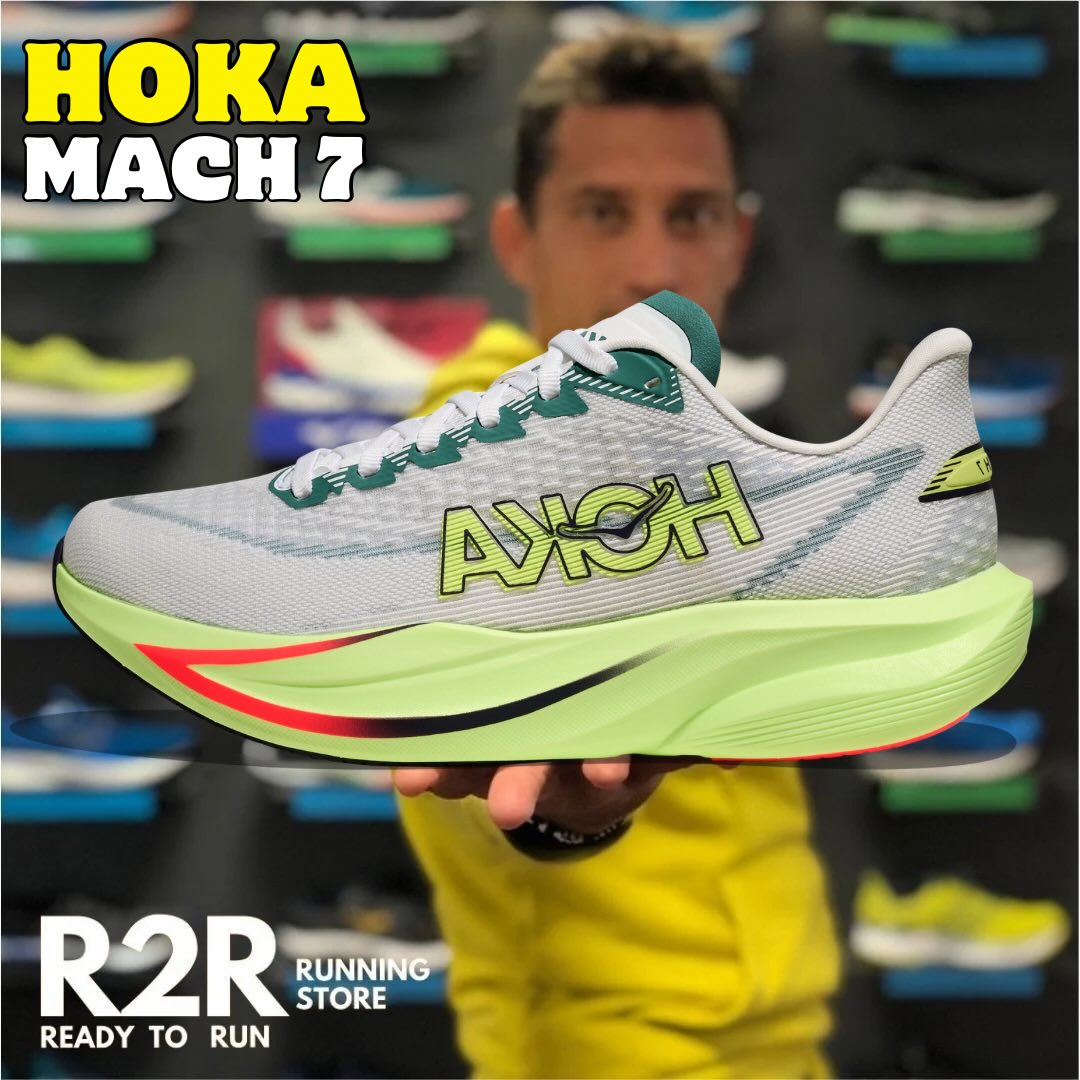 HOKA MACH 7 🔥

👉 Esiste qualcuno che non voglia andare alla velocità della luce? ✨✨
Pensiamo proprio di no. 

✅ Ammortizzazione leggera
✅ alto ritorno di energia

la nuova Mach 7 offre la stessa esperienza d’uso scattante e reattiva del modello precedente, unita a un look nuovo di zecca

Vi aspetta in STORE e sul nostro SHOP ONLINE 🛍️

“Da chi corre, per chi corre” 🏃‍♀️

#mach7 #hoka #hokarunning #hokashoes #hoka