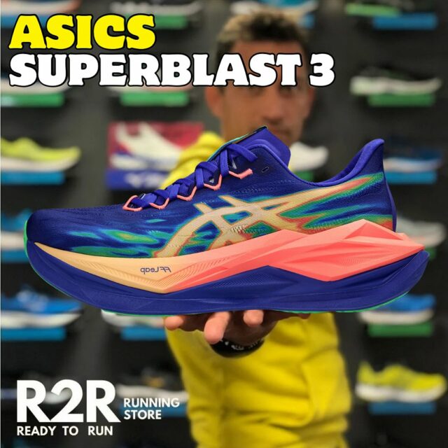 ASICS SUPERBLAST 3 🔥🔥

È arrivata la nuova chicca di @asics: 

👉 Ammortizzazione FF LEAP 
👉 schiuma ispirata alla METASPEED 
👉 Drop: 8 mm 

Vi aspetta in STORE 🏬 

“Da chi corre, per chi corre” 🏃‍♀️

#running #asicrunning #asicsshoes #superblast #superblast3