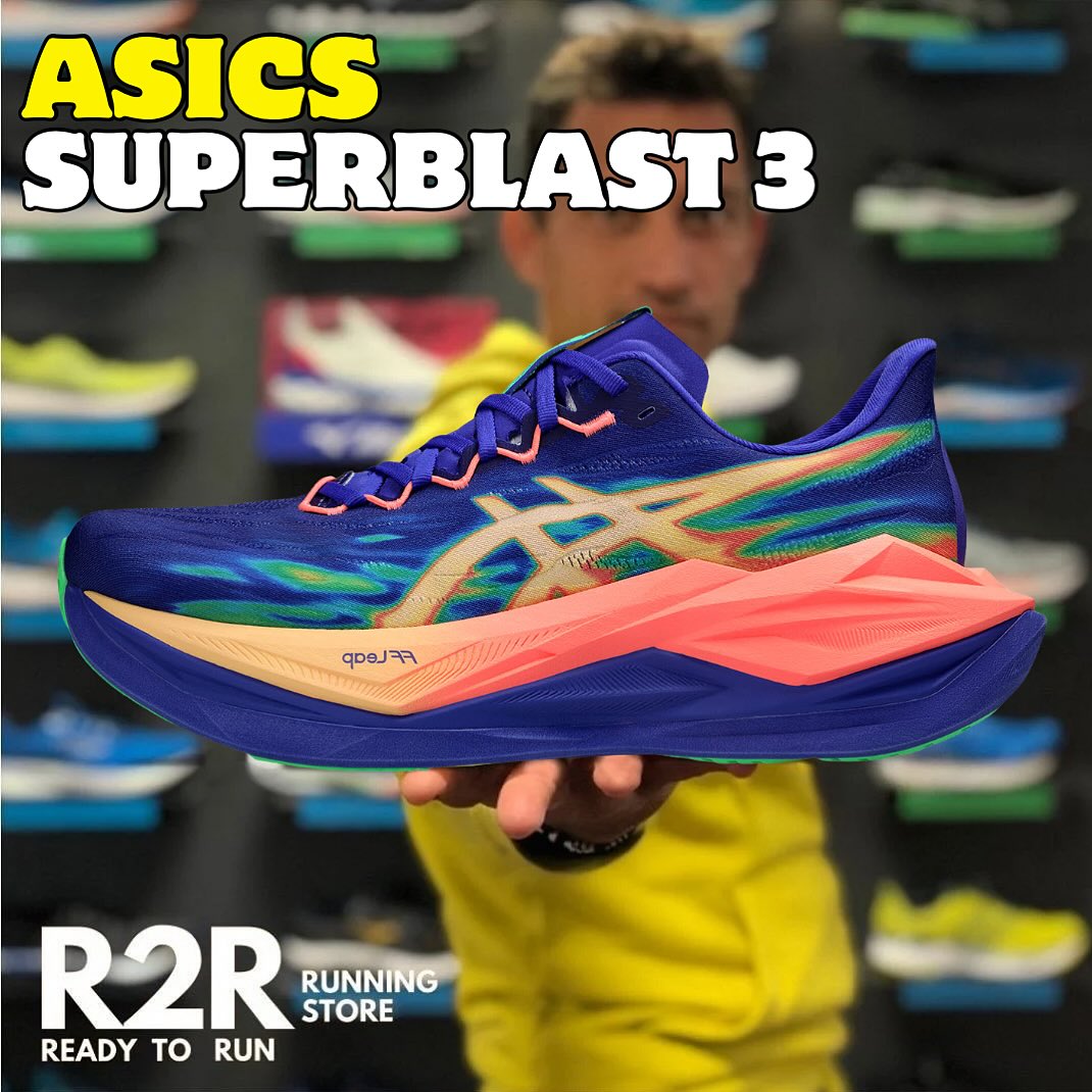ASICS SUPERBLAST 3 🔥🔥

È arrivata la nuova chicca di @asics: 

👉 Ammortizzazione FF LEAP 
👉 schiuma ispirata alla METASPEED 
👉 Drop: 8 mm 

Vi aspetta in STORE 🏬 

“Da chi corre, per chi corre” 🏃‍♀️

#running #asicrunning #asicsshoes #superblast #superblast3